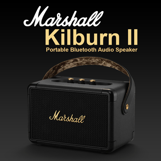 Marshall Kilburn II Portable Bluetooth Speaker - Black