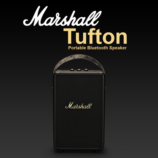 Marshall Tufton Portable Bluetooth Speaker - Black & Brass