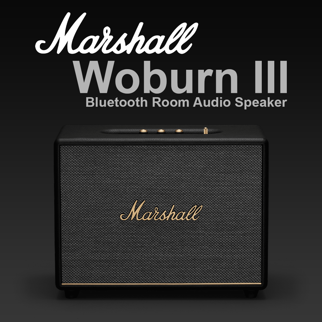 Marshall Woburn III Bluetooth Speaker - Black