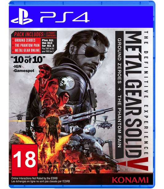 Metal Gear Solid V 5 Definitve Experience - PS4 Game (Ground Zeros + The Phantom Pain)