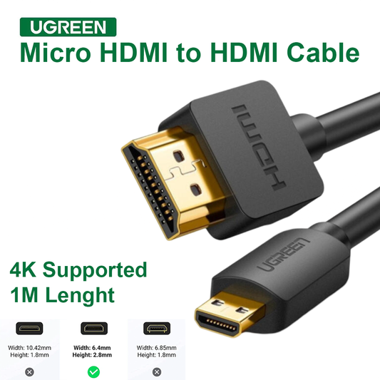 Micro HDMI to HDMI 4K Cable - 1M - 30148