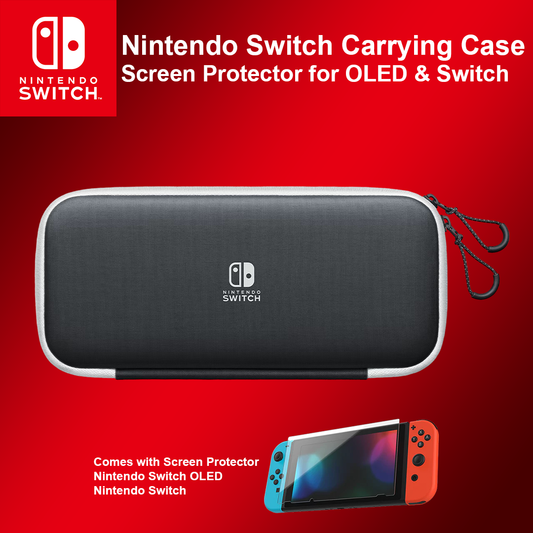 Nintendo Switch Carrying Case & Screen Protector for OLED & Switch