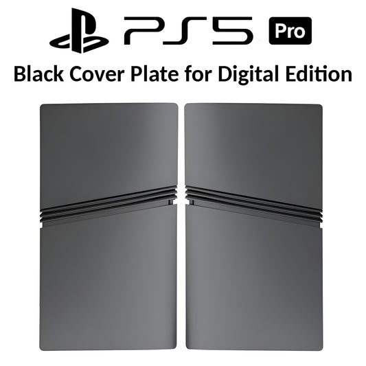 Black Cover Plate for PS5 Pro Digital Edition