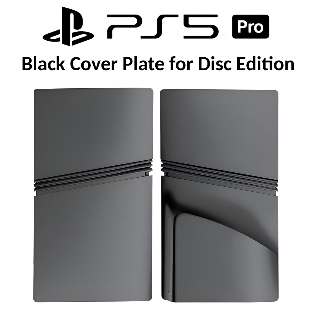 Black Cover Plate for PS5 Pro Disc Edition