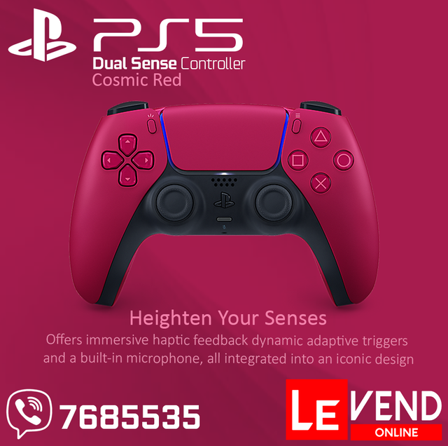 Sony PS5 DualSense Controller - Cosmic Red