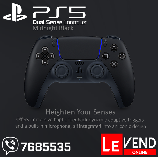 Sony PS5 DualSense Controller - Midnight Black