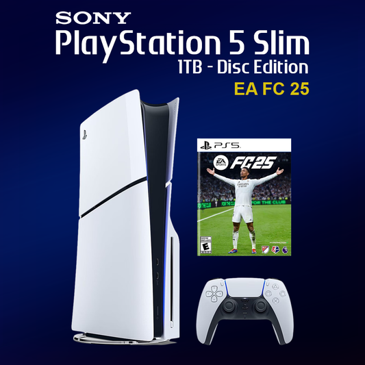 Sony PlayStation 5 Slim 1TB Console (Disc Edition) with EA FC 25