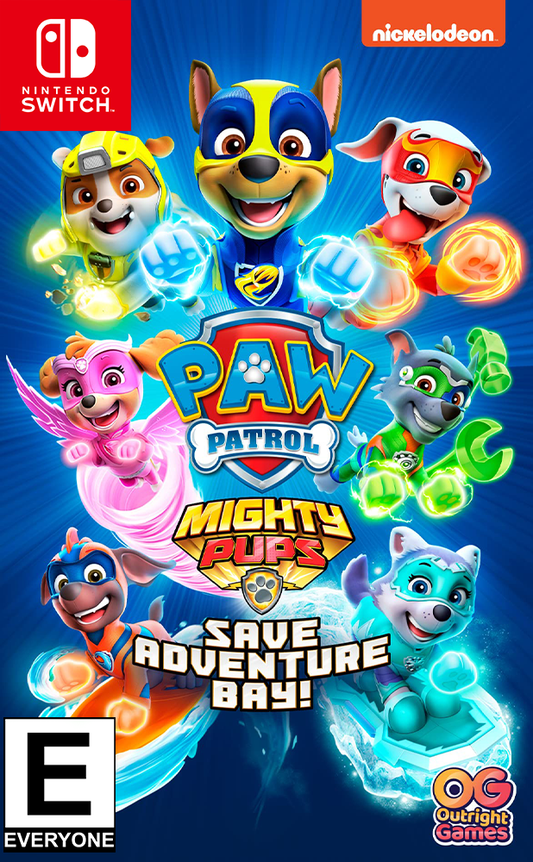 Paw Patrol Mighty Pups Save Adventure Bay - Nintendo Game