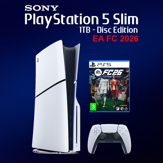 Sony PlayStation 5 Slim 1TB Console - Disc Edition with EA FC 26