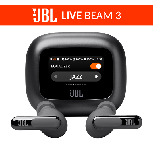 JBL Live Beam 3 | True Wireless Noise Cancelling Earbuds - Black