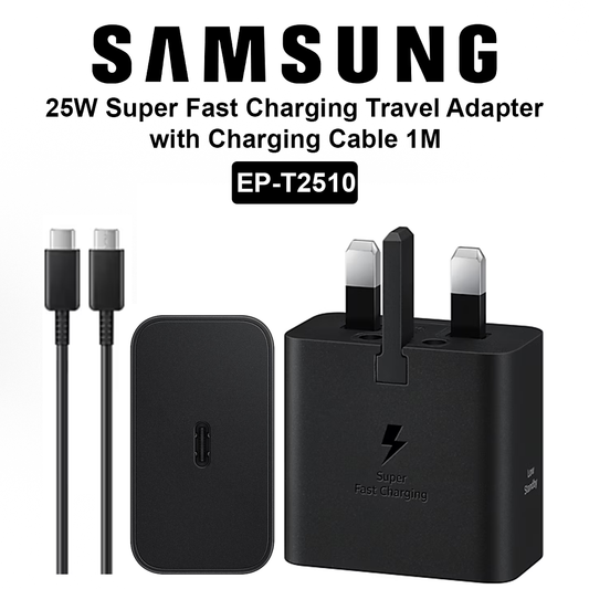 Samsung 25W USB C Power Adapter with USB C Cable