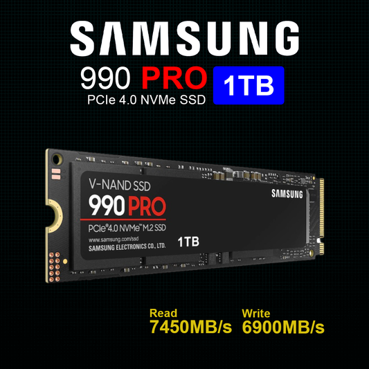 Samsung 990 PRO 1TB PCIe 4.0 NVMe SSD