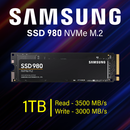Samsung 980 1TB PCIe 3.0 NVMe SSD