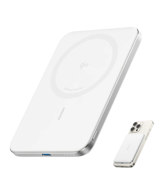 Anker MagGo Nano Slim 5000mAh Powerbank - White - A1665H21