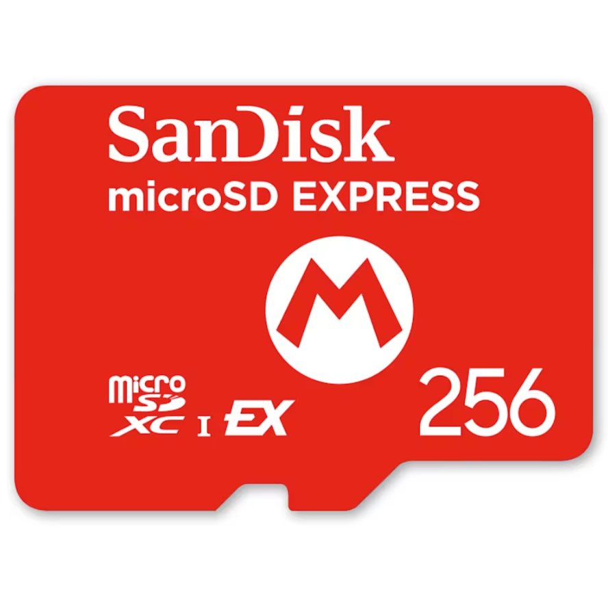 SanDisk 256GB microSD Express Card for Nintendo Switch 2