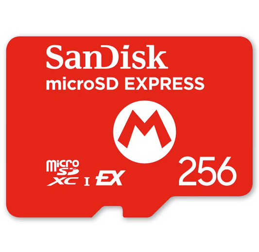 SanDisk 256GB microSD Express Card for Nintendo Switch 2