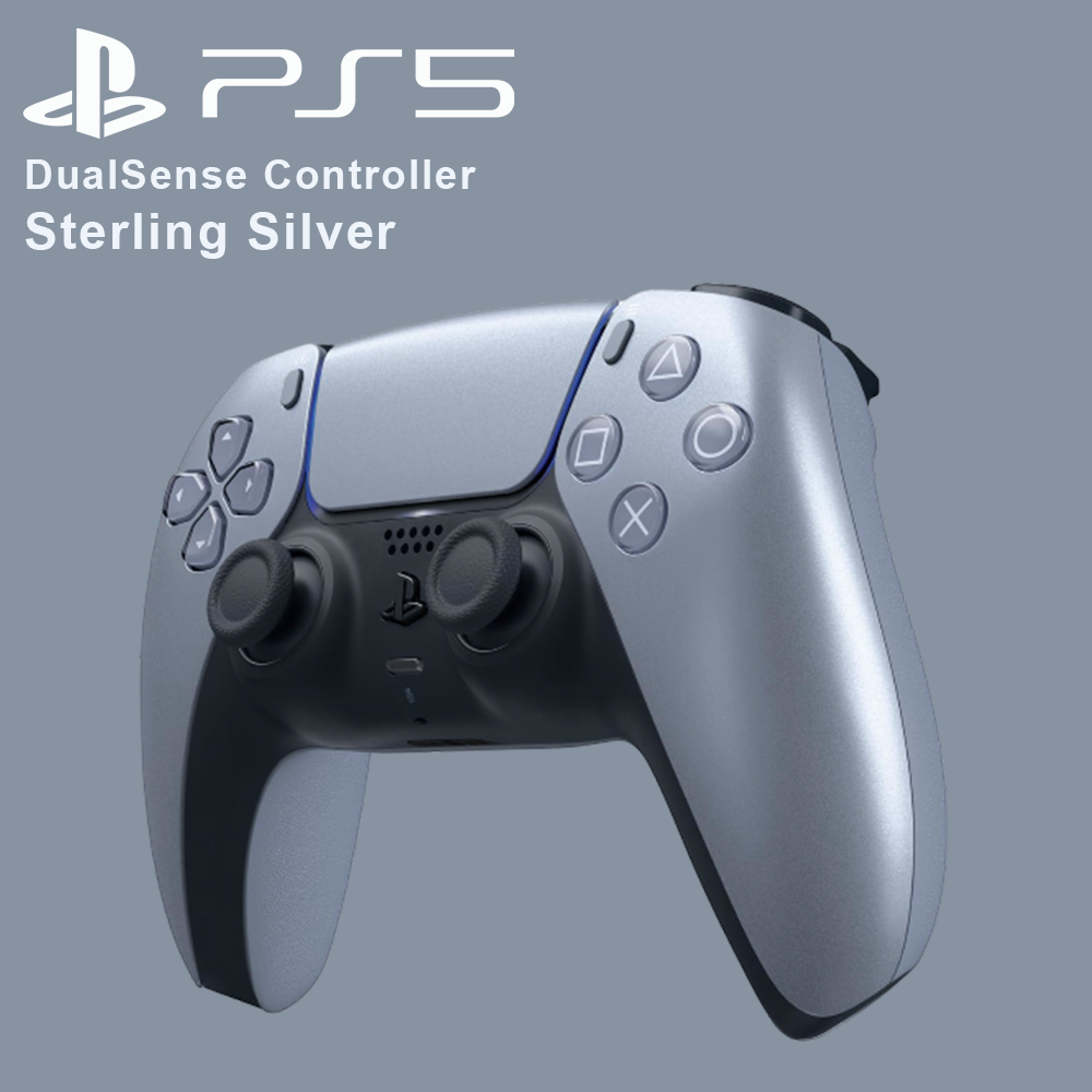 Sony PS5 DualSense Controller - Sterling Silver