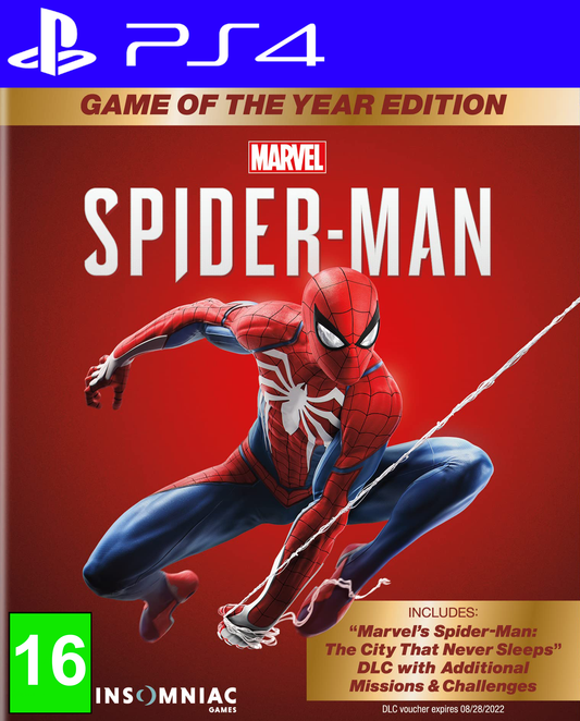 Spiderman Game of the Year - PS4 Game