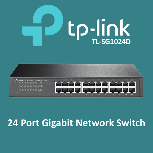 TP Link 24 Port Gigabit Network Ethernet Switch - TL-SG1024D