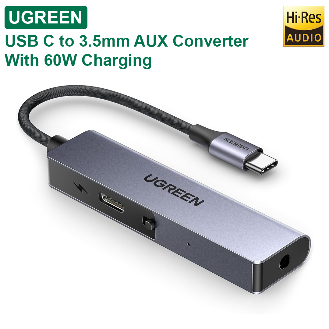 USB C to 3.5mm AUX Hi Res and 60W Charger Adapter - 90518