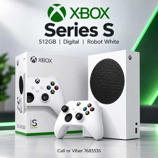 XBOX Series S 512GB Gaming Console - Digital - Robot White