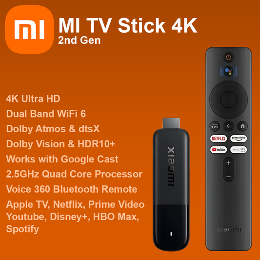 Xiaomi MI TV Stick 4K 2nd Gen - Android TV