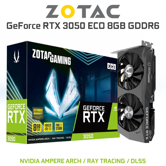 Zotac Gaming RTX 3050 8GB GDDR6 Graphics Card