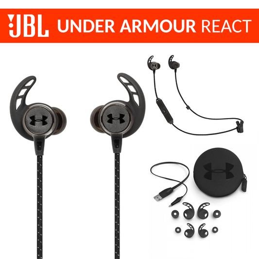 JBL Under Armour Sport React | Wireless Headphones - Black