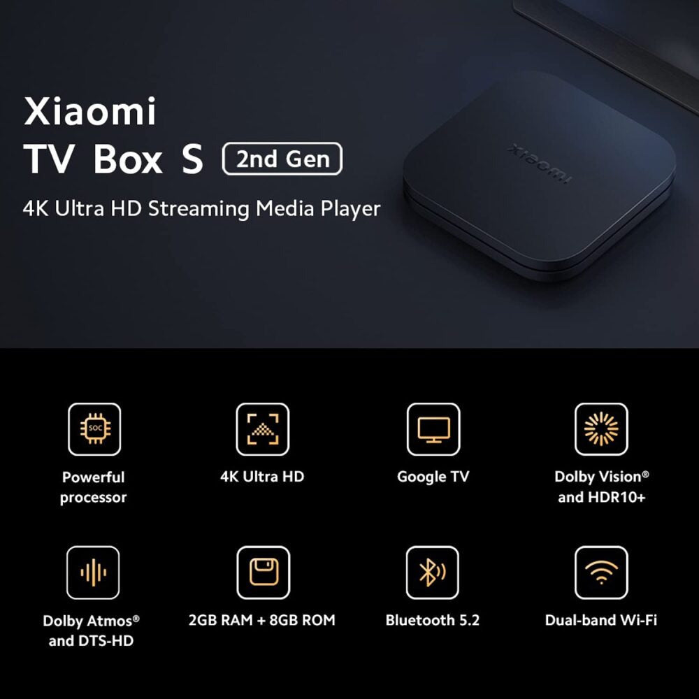 Xiaomi Mi Box S 2nd Gen Android TV Box