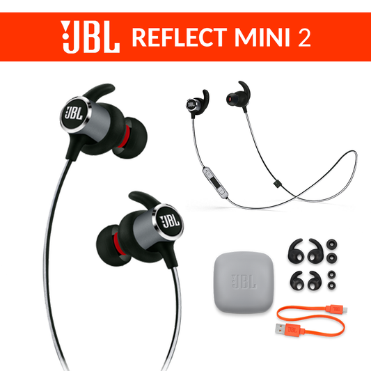 JBL Reflect Mini 2 | Wireless in-Ear Sport Headphones - Black