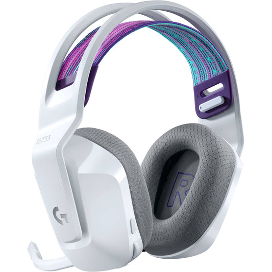 Logitech G733 Lightspeed Wireless RGB Gaming Headphones - White