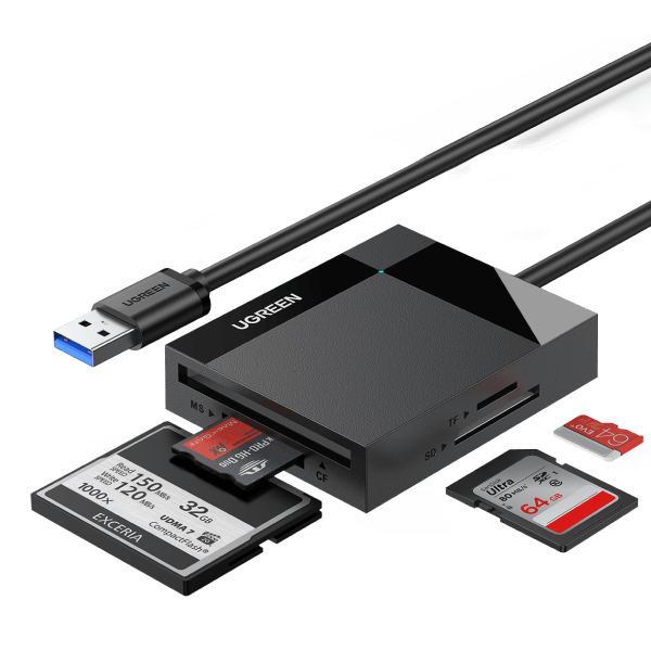 4 in 1 USB 3.0 TF Card Reader - 30333