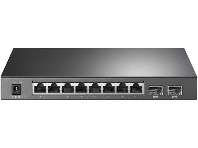 TP Link 10 Port (8 Port POE+) Gigabit Smart Network Switch - TL-SG2210P