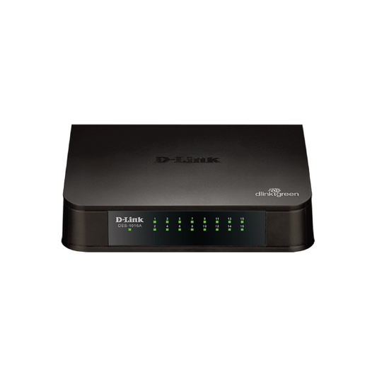 D Link 16 Port Fast Ethernet Network Switch - DES-1016A