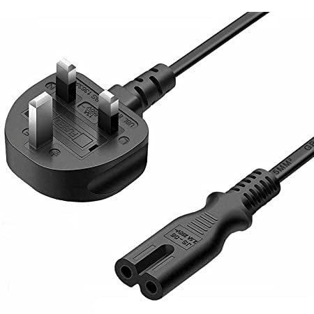 2 Pin 13A Fused UK Power Cable - 1.5M
