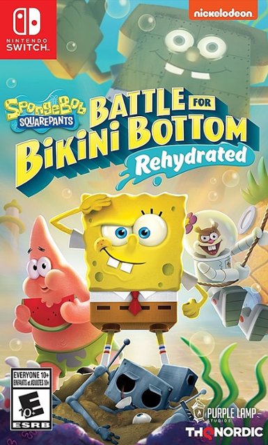 Spongebob Square Pants: Battle for Bikini Bottom Rehydrate - Nintendo Game