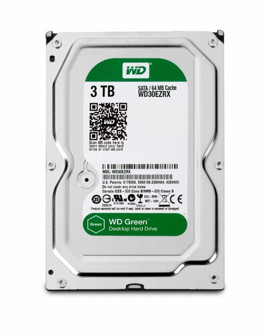 WD Green 3TB 3.5'' Desktop Hard Disk - WD30EZRX