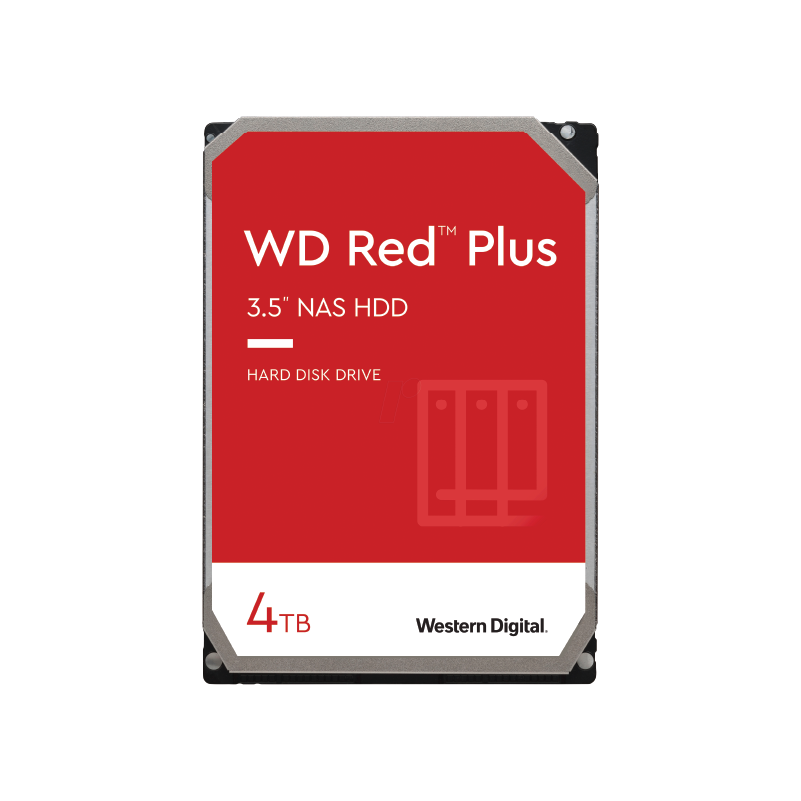 WD Red Plus 4TB 3.5" NAS Hard Disk
