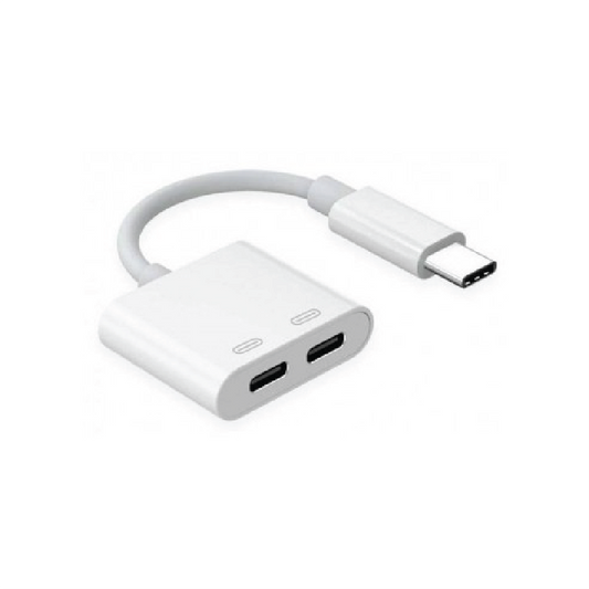 Type C Headset & Charging 2-in-1 Mobile Adapter - 50595