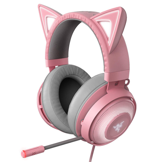 Razer Kraken Kitty Edition Chroma Wired Headphones - Quartz