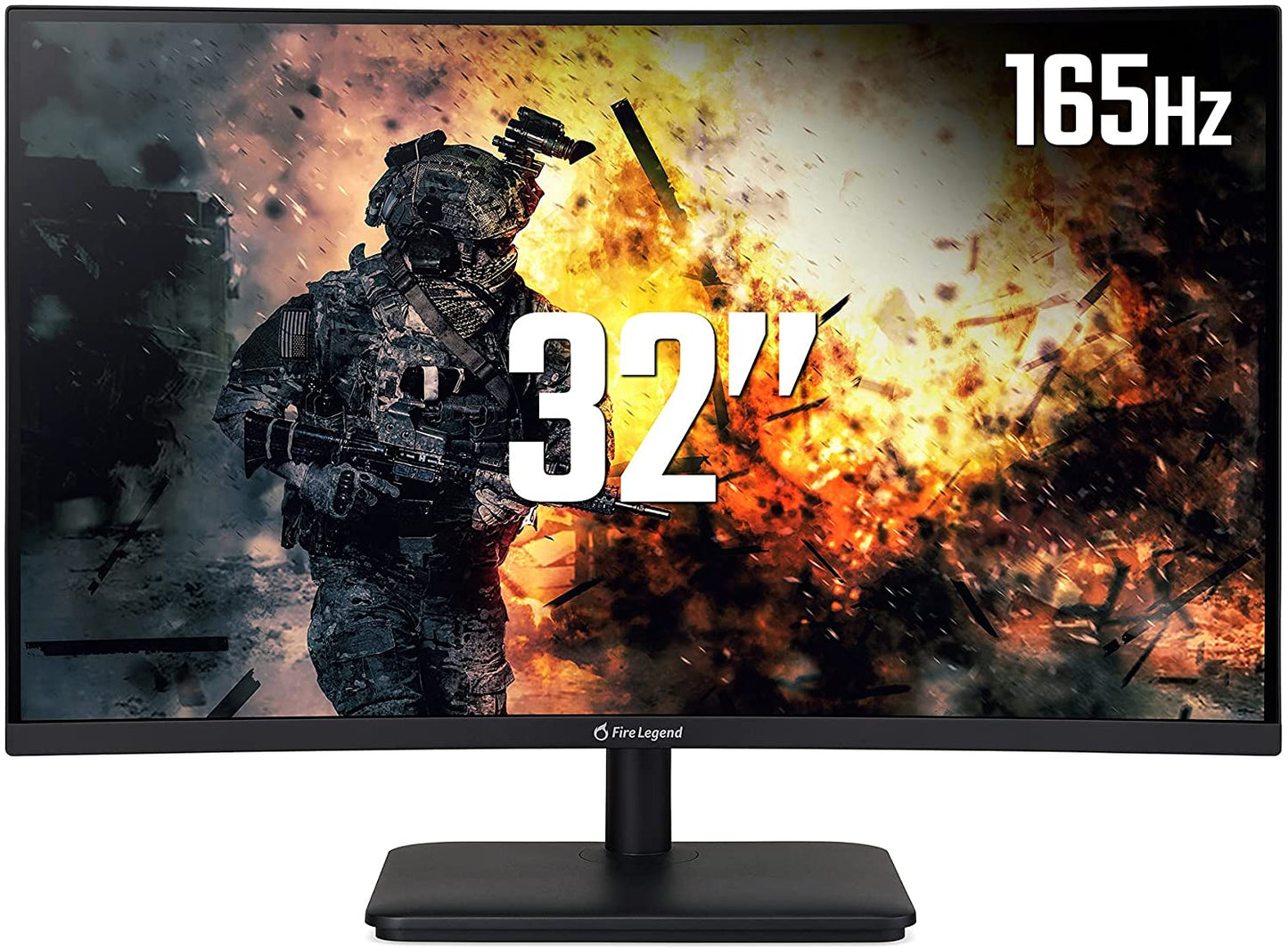 Acer AOPEN 32Inch 165Hz Curved Full HD Monitor - 32HC5QRPBIIPX
