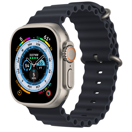 Apple Watch Ultra Smart Watch - 49mm - Midnight Ocean Band