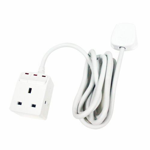 3 Socket 2M Power Extension Cord - SWG32C-MP