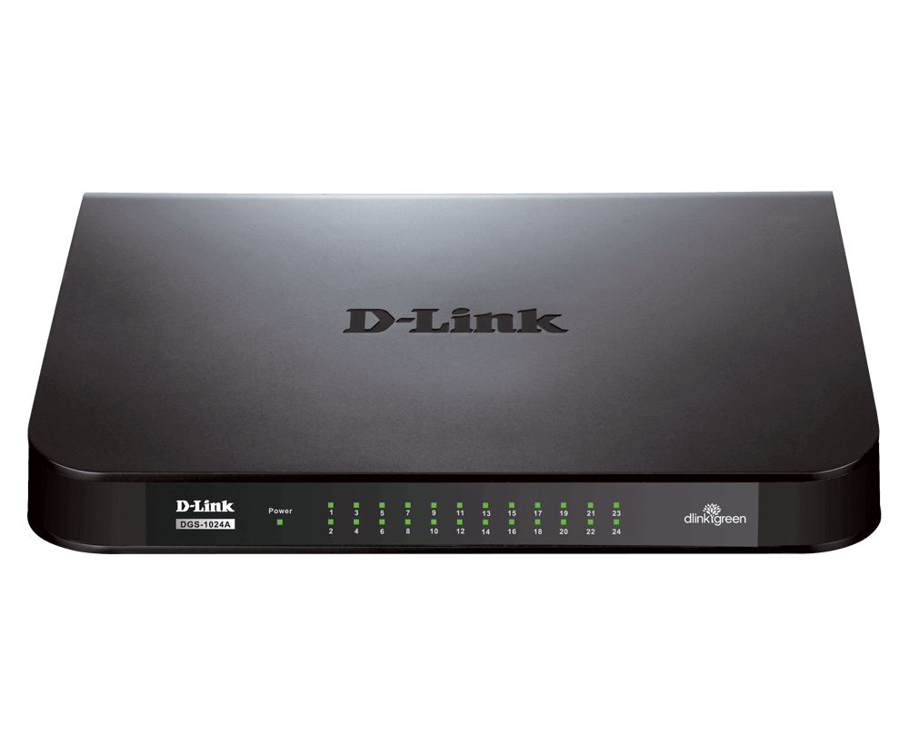 D Link 24 Port Gigabit Network Switch - DGS-1024A