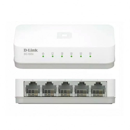 D Link 5 Port Fast Ethernet Network Switch - DES-1005A