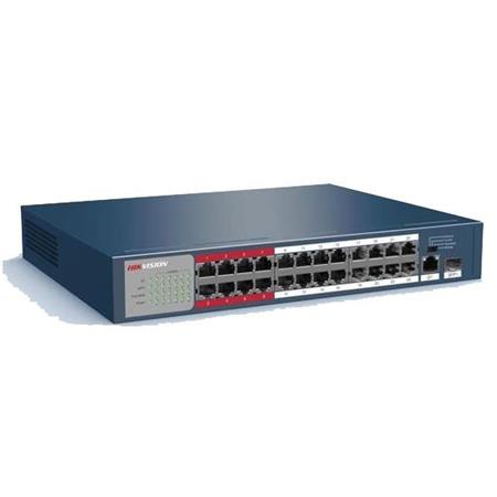 Hikvision 24 Port POE Fast Ethernet Network Switch - DS-3E0326P-E/M(B)