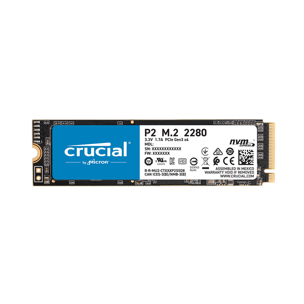 Crucial P2 1TB NVMe PCIe M.2 SSD
