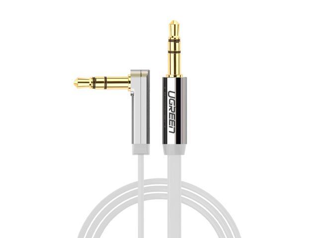3.5 Aux Male to Male Right Angle Audio Cable - 0.5M - 10596