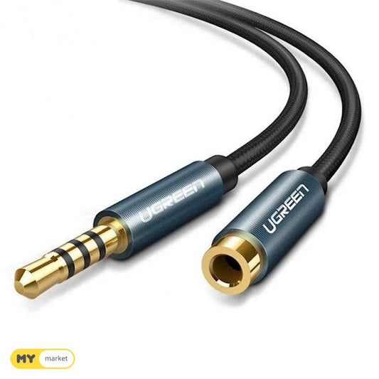 3.5 Aux Male to Female Stereo Audio Cable - 1M - 40674
