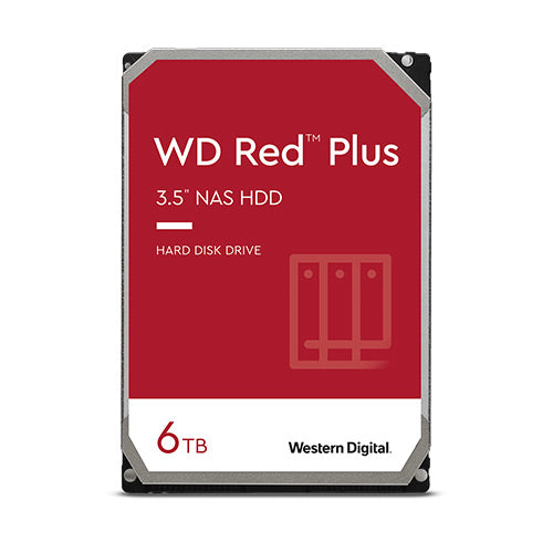WD Red Plus 6TB 3.5" NAS Hard Disk